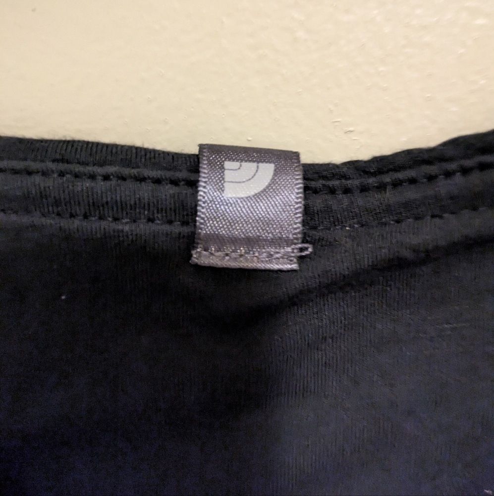 The North Face heather black cotton/modal blend lightweight maxi skirt S - Picture 3 of 6